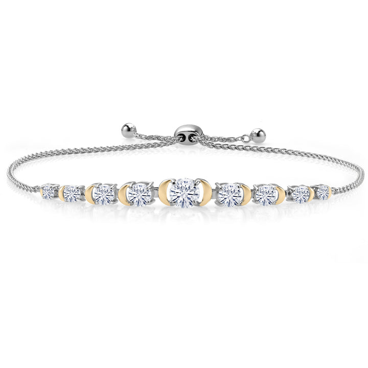 Bracelet in 925 Sterling Silver and 10K Yellow Gold