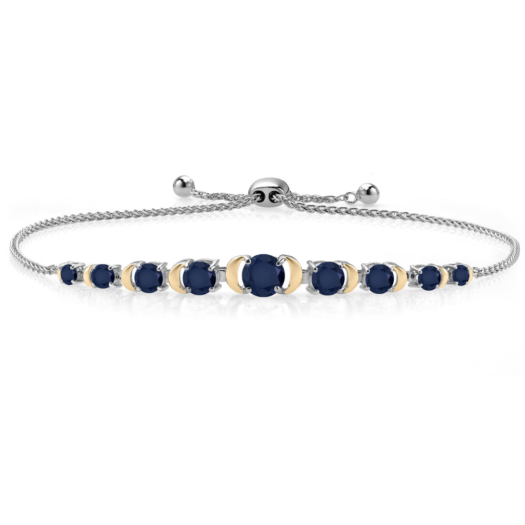 Bracelet in 925 Sterling Silver and 10K Yellow Gold