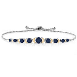 Bracelet in 925 Sterling Silver and 10K Yellow Gold