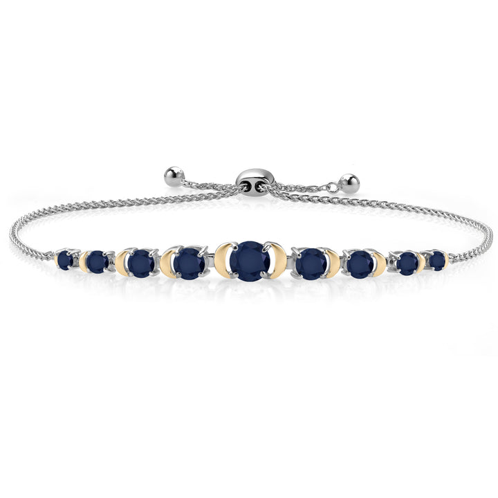 Bracelet in 925 Sterling Silver and 10K Yellow Gold