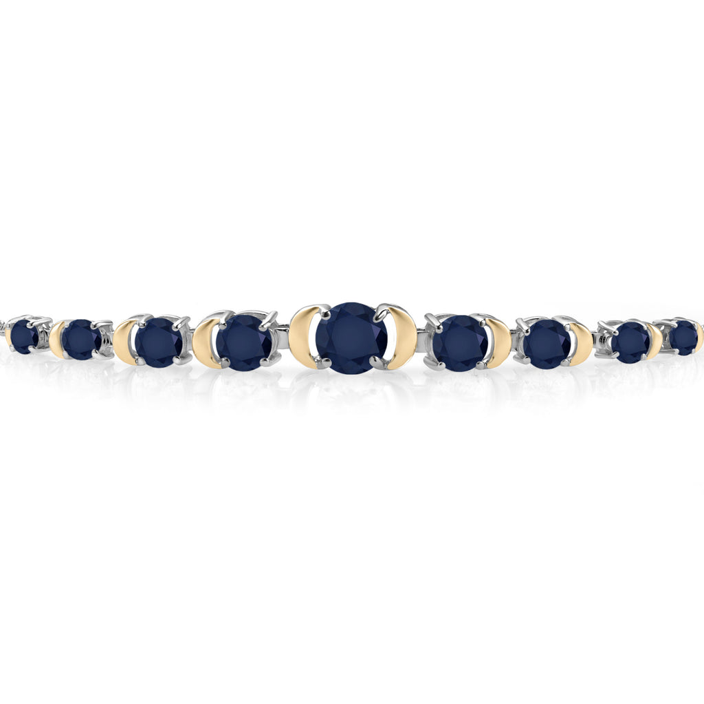 Bracelet in 925 Sterling Silver and 10K Yellow Gold
