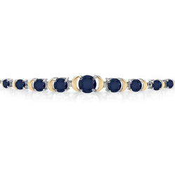 Bracelet in 925 Sterling Silver and 10K Yellow Gold
