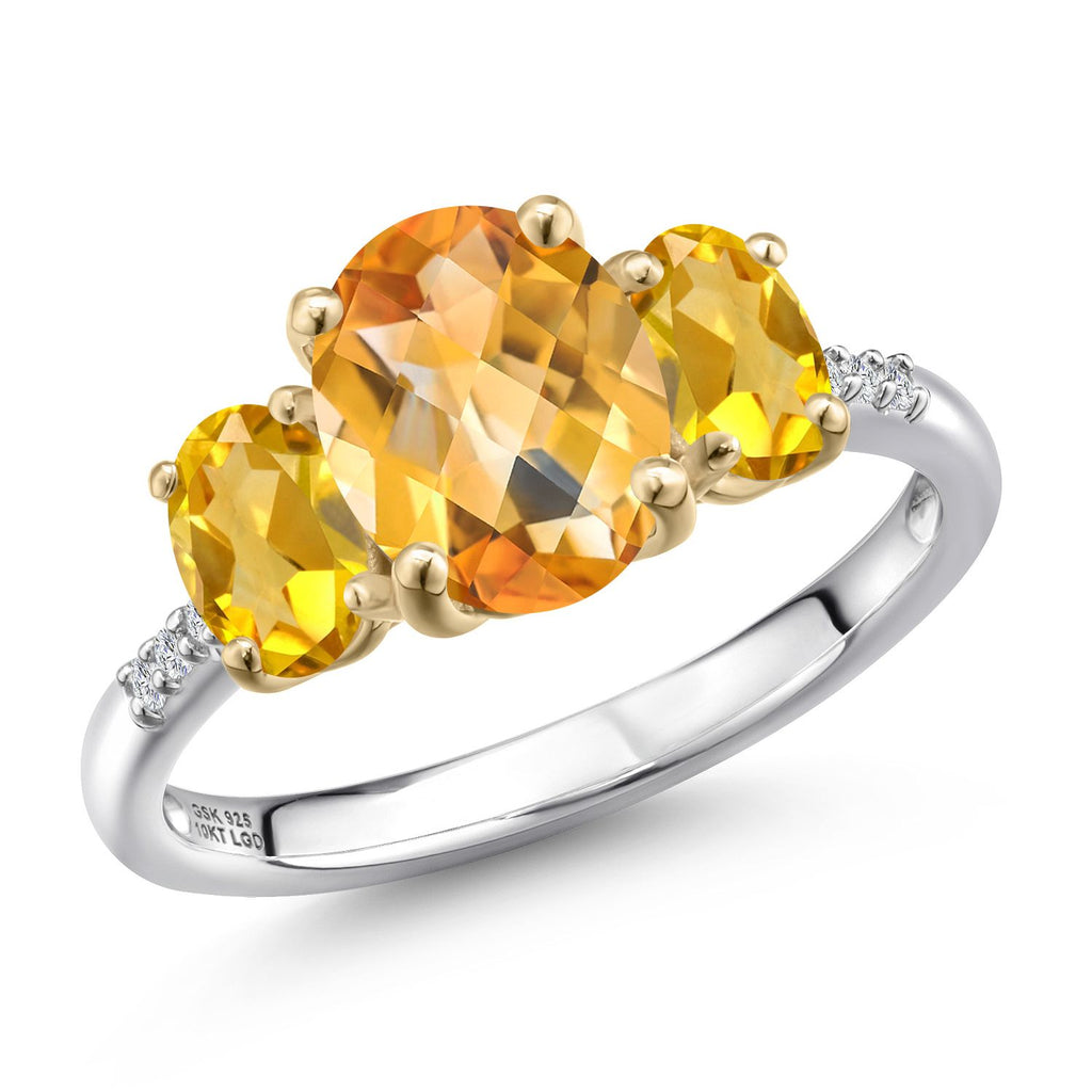 9_Ring in 925 Sterling Silver and 10K Yellow Gold