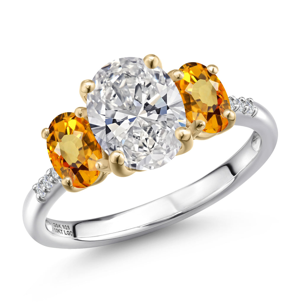 9_Ring in 925 Sterling Silver and 10K Yellow Gold