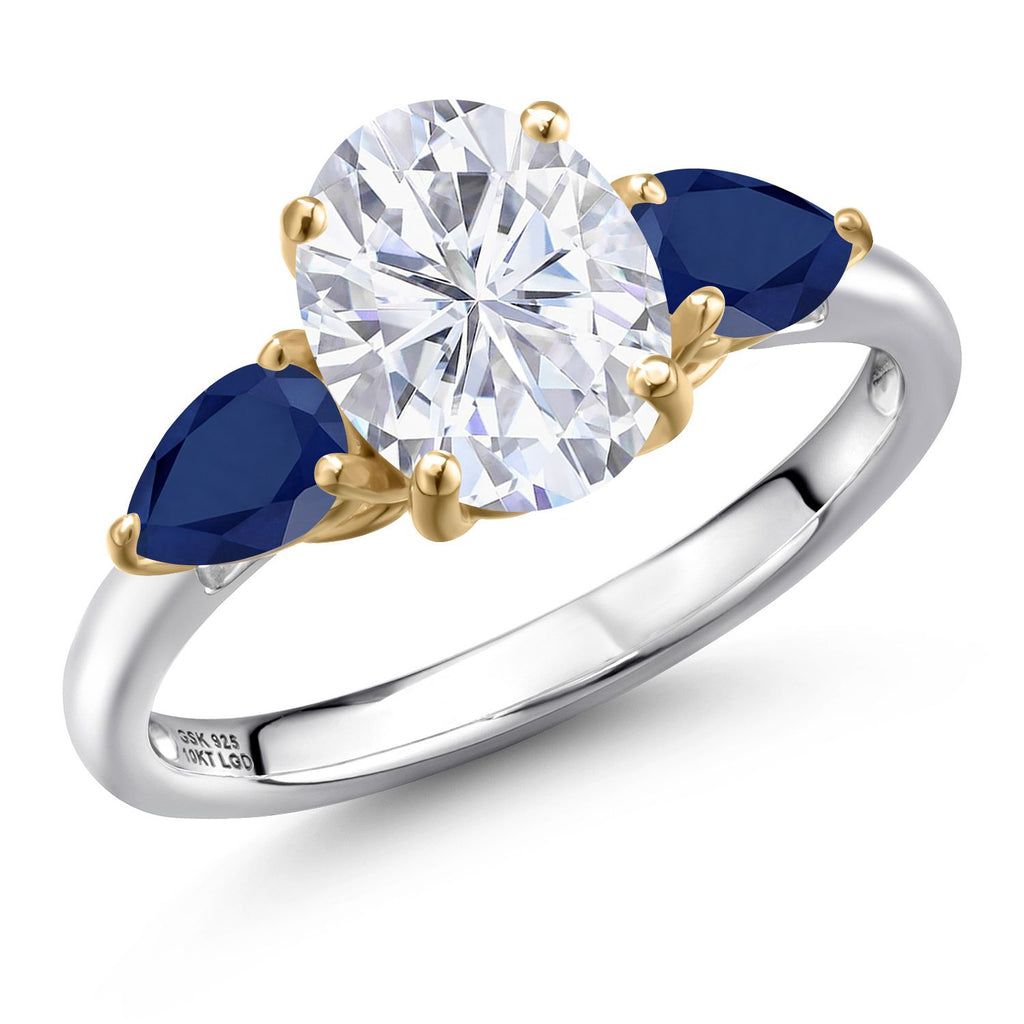9_Ring in 925 Sterling Silver and 10K Yellow Gold