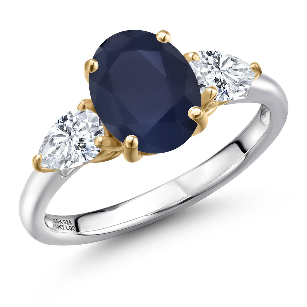 7_Ring in 925 Sterling Silver and 10K Yellow Gold
