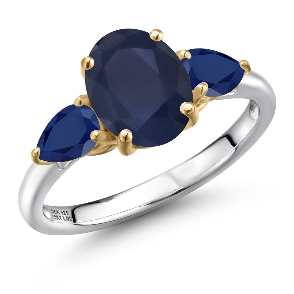 9_Ring in 925 Sterling Silver and 10K Yellow Gold