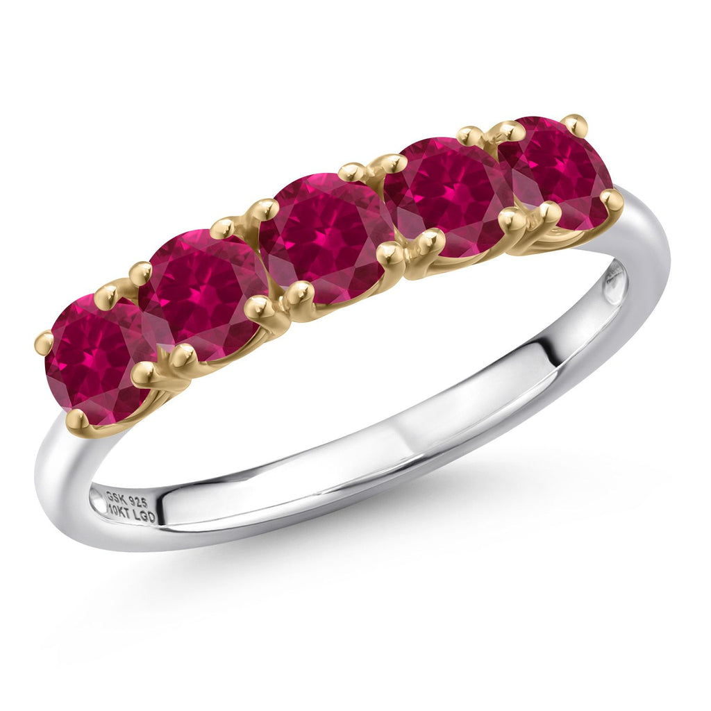 9_Ring in 925 Sterling Silver and 10K Yellow Gold
