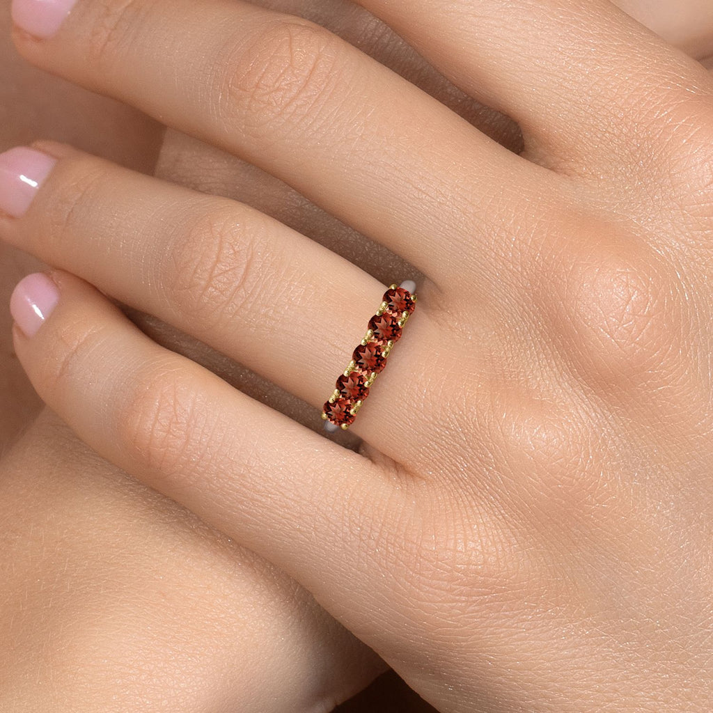 Ring in 925 Sterling Silver and 10K Yellow Gold