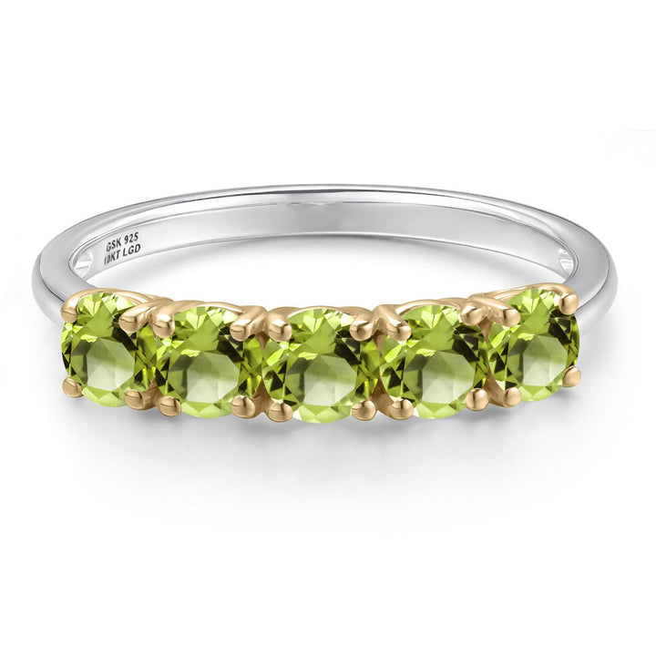 Ring in 925 Sterling Silver and 10K Yellow Gold