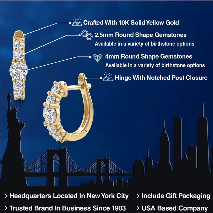 Earrings in 10K Yellow Gold