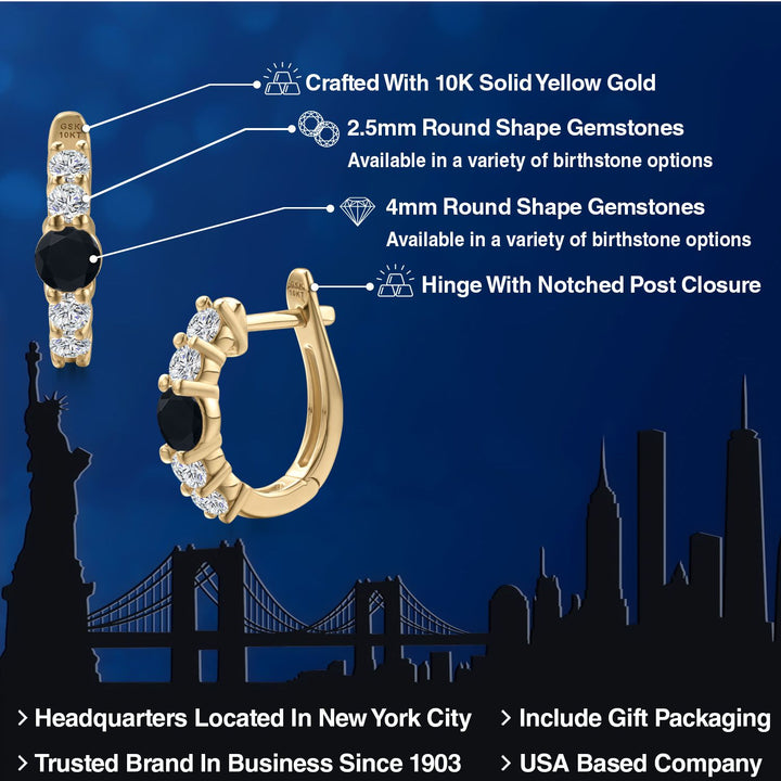 Earrings in 10K Yellow Gold