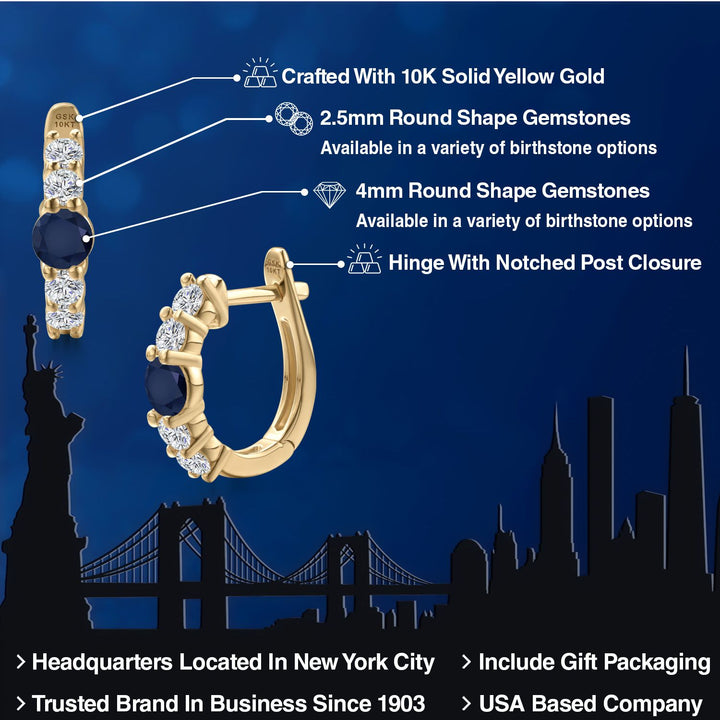 Earrings in 10K Yellow Gold