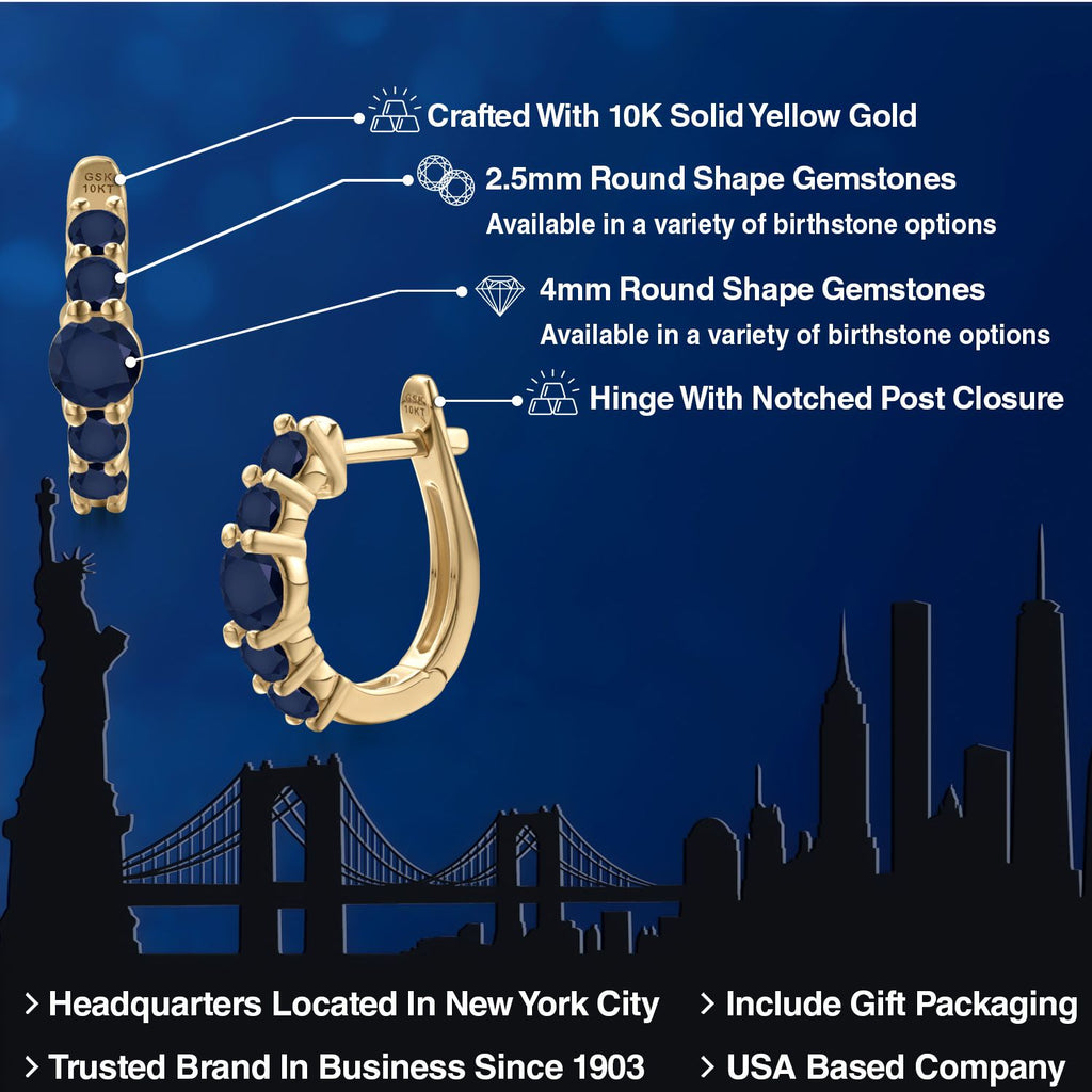 Earrings in 10K Yellow Gold