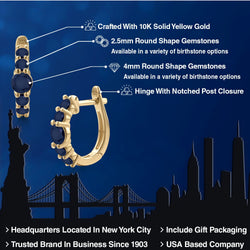 Earrings in 10K Yellow Gold