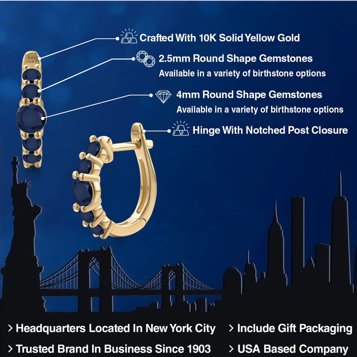 Earrings in 10K Yellow Gold