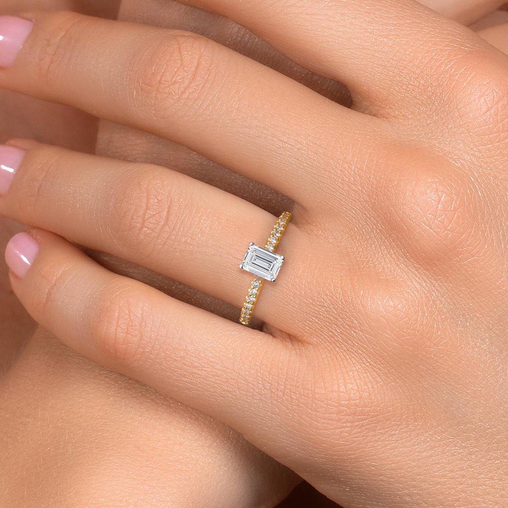 Ring in 14K Two Tone Gold
