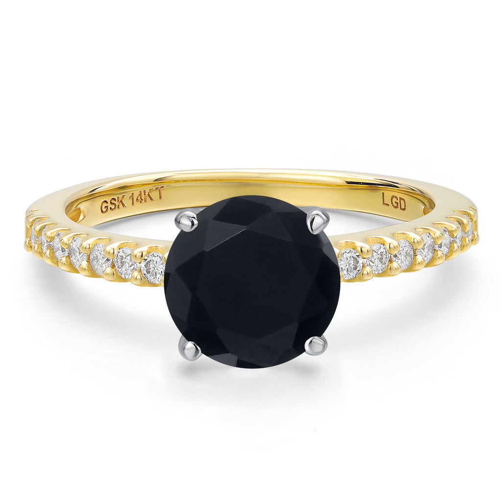 Ring in 14K Two Tone Gold