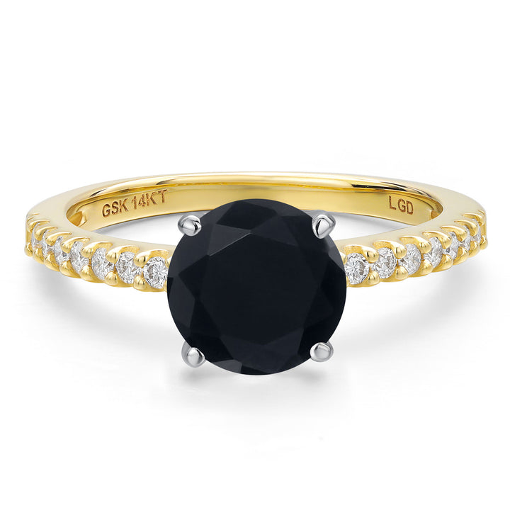 Ring in 14K Two Tone Gold