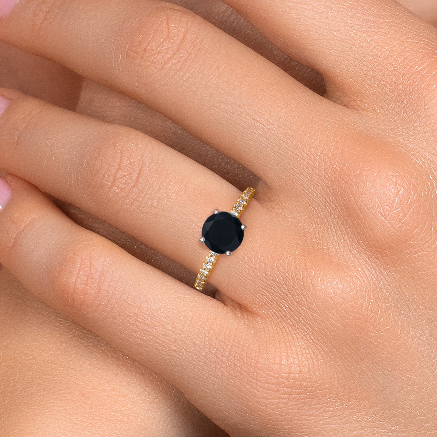 Ring in 14K Two Tone Gold