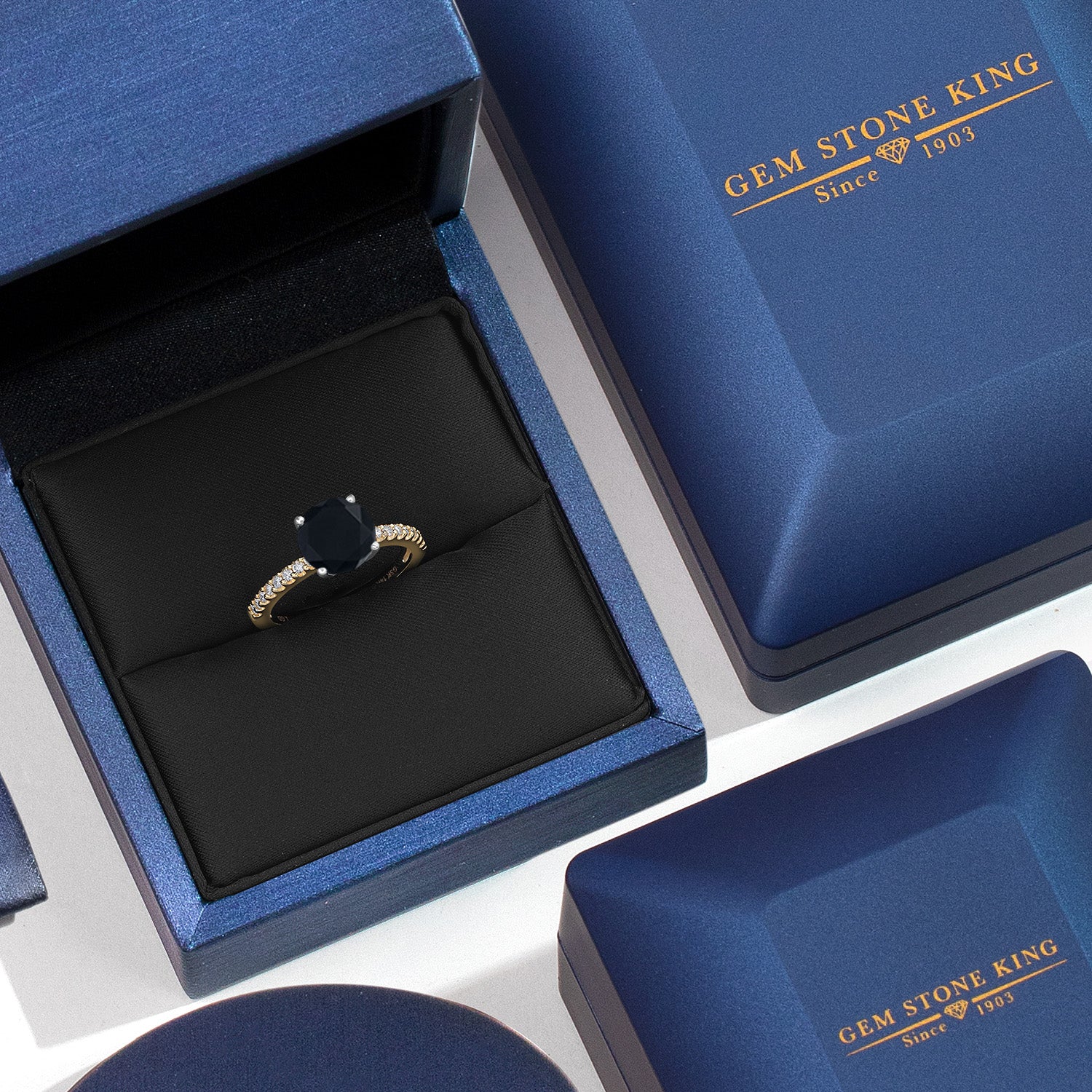 Ring in 14K Two Tone Gold