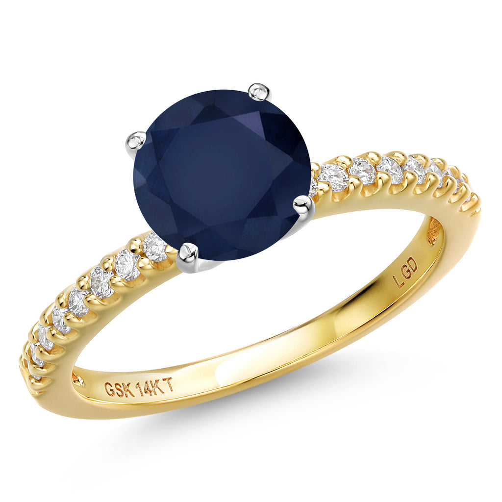 Ring in 14K Two Tone Gold