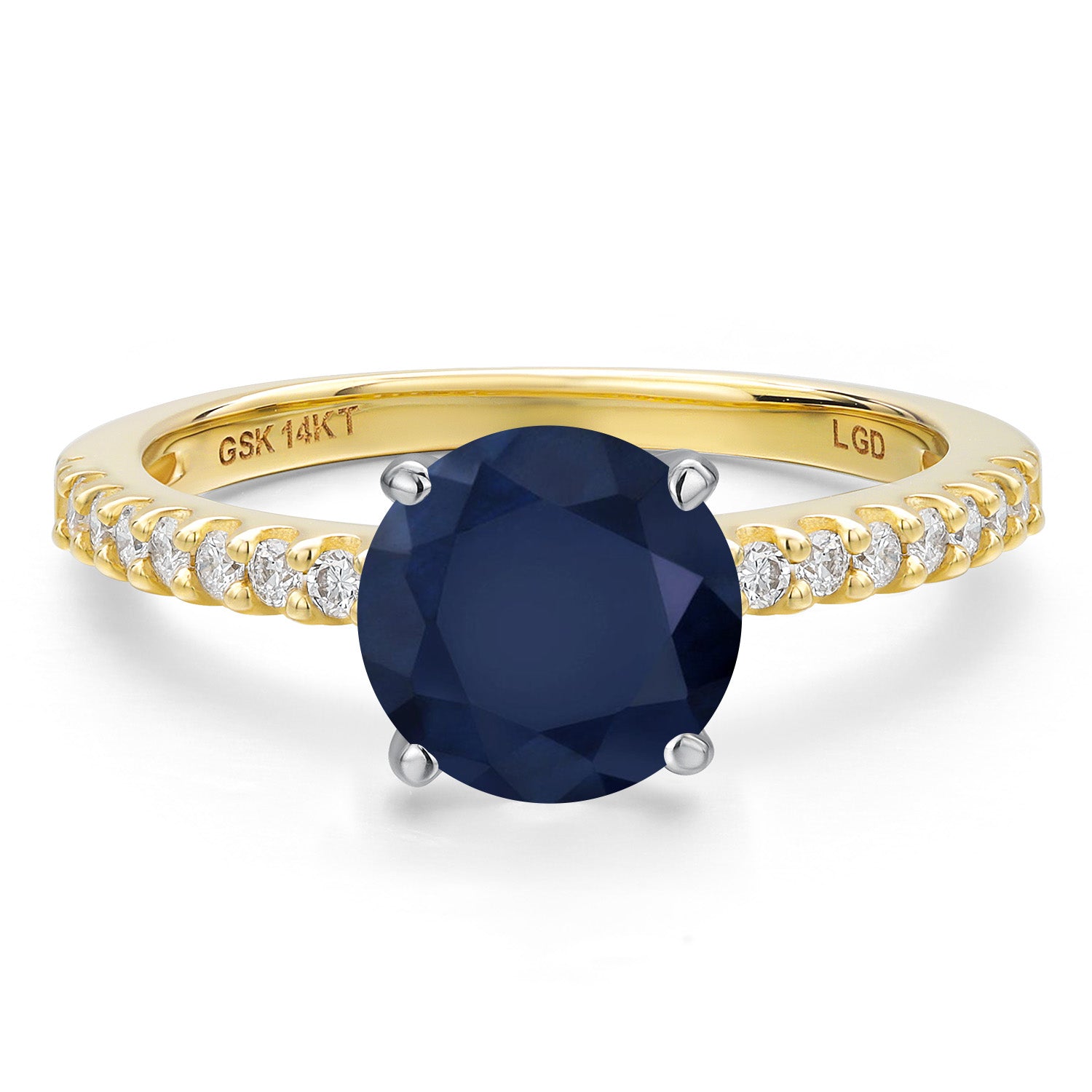 Ring in 14K Two Tone Gold