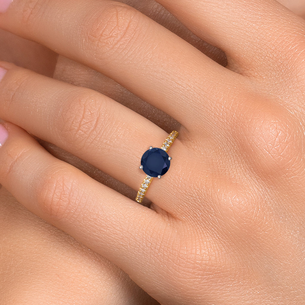 Ring in 14K Two Tone Gold