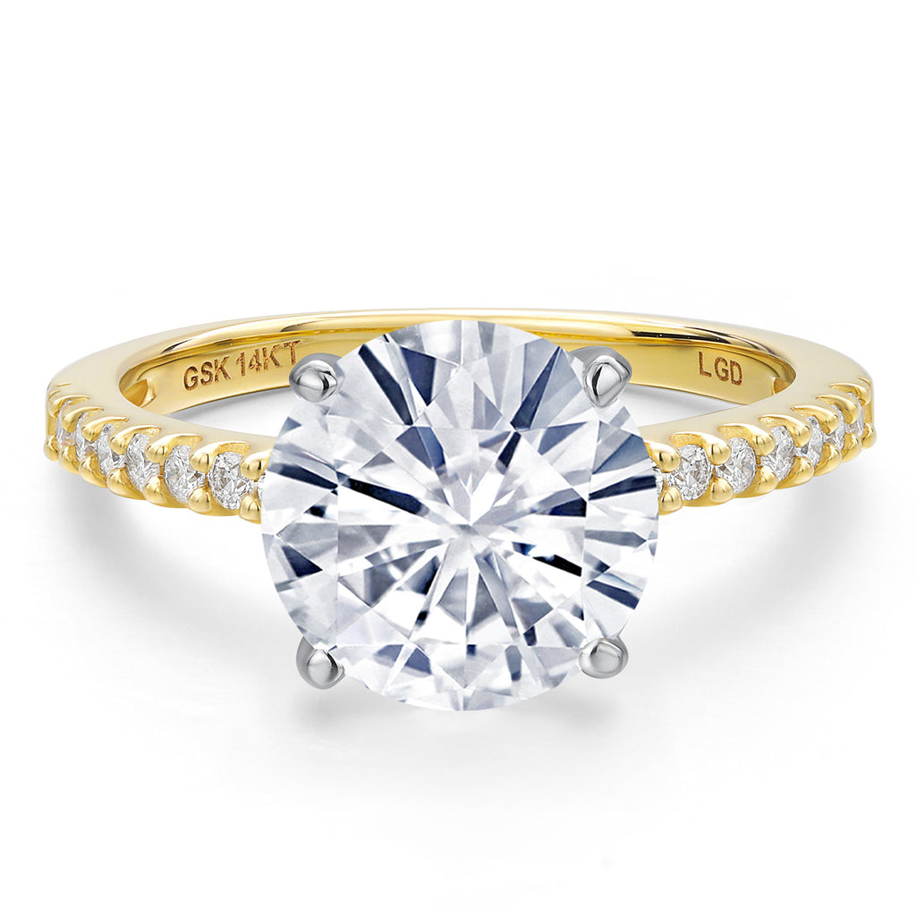 Ring in 14K Two Tone Gold