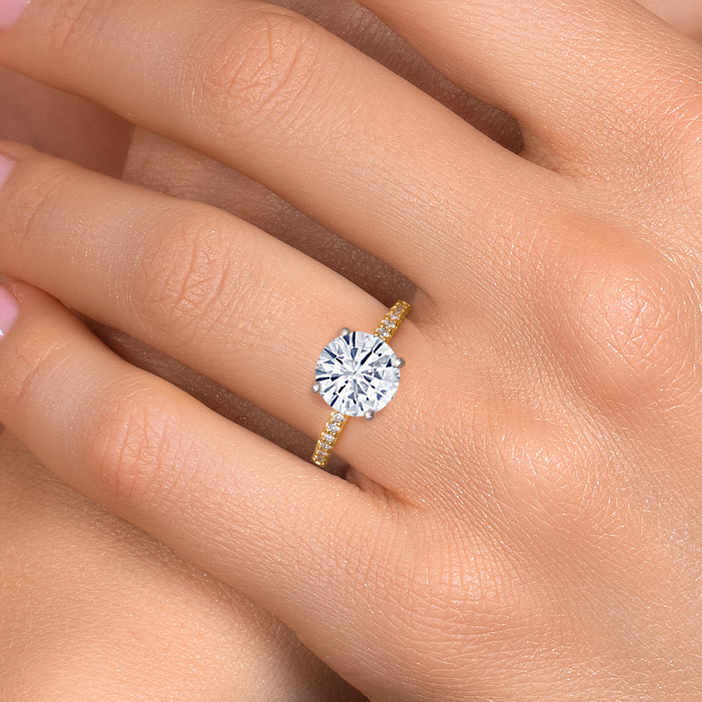 Ring in 14K Two Tone Gold