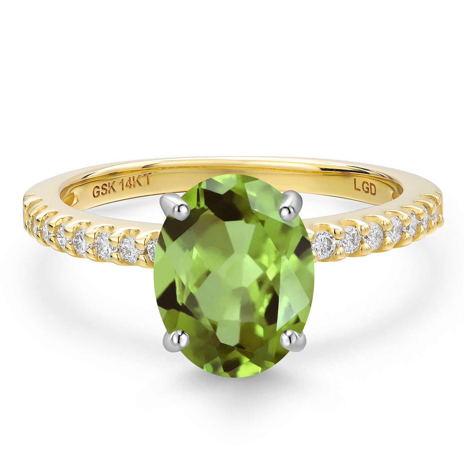 Ring in 14K Two Tone Gold