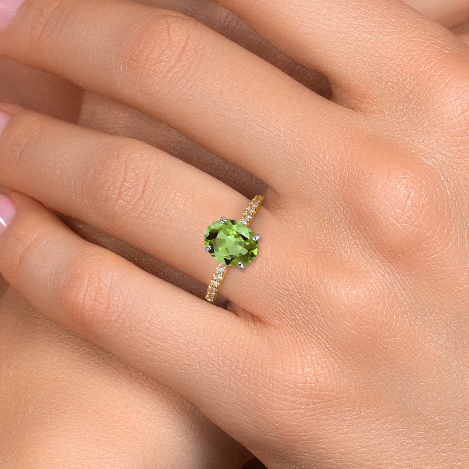 Ring in 14K Two Tone Gold