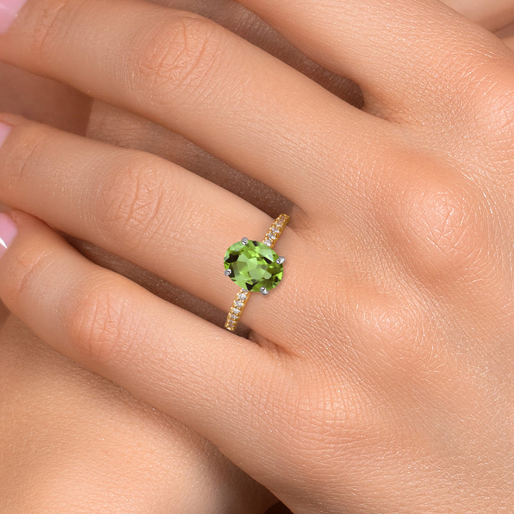 Ring in 14K Two Tone Gold