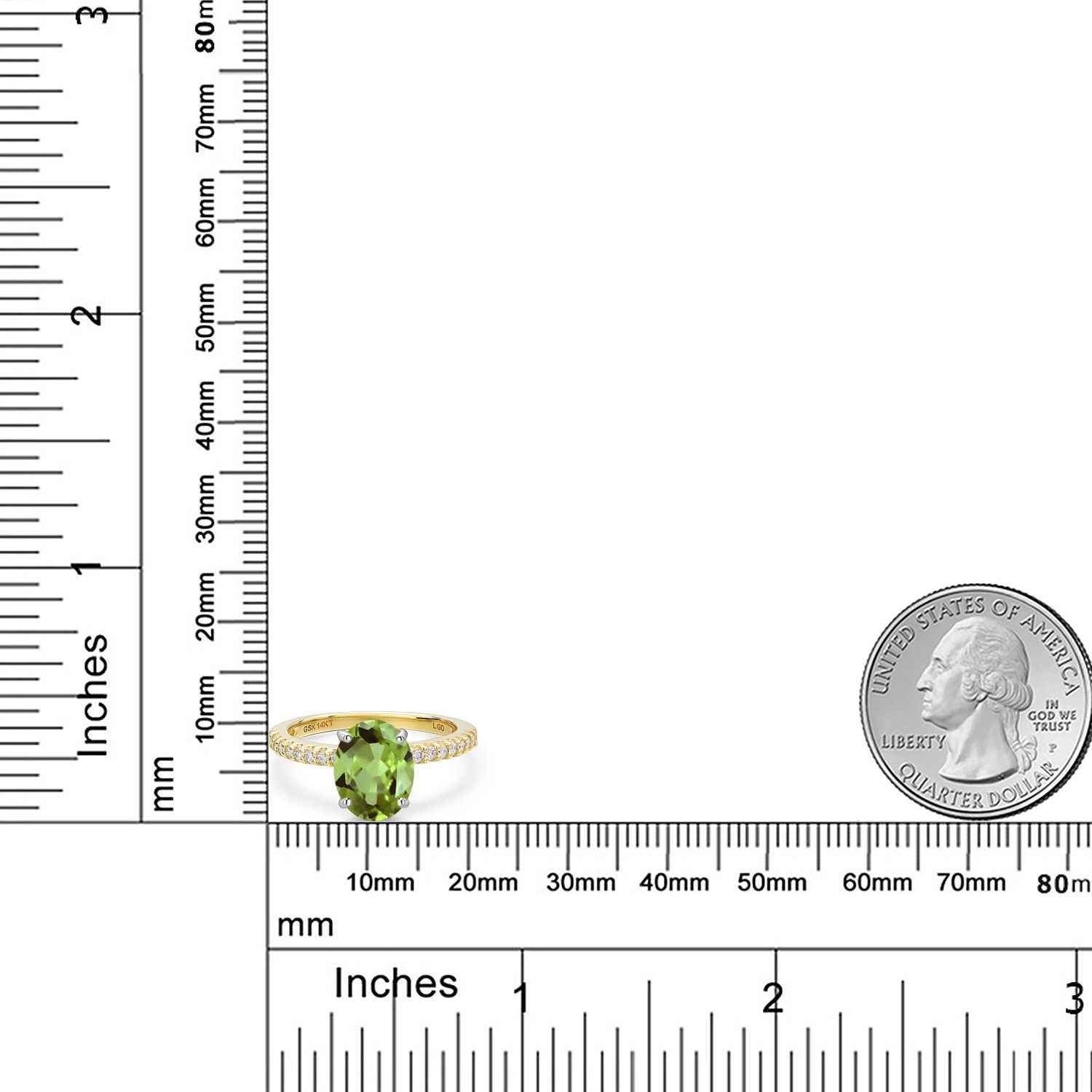 Ring in 14K Two Tone Gold