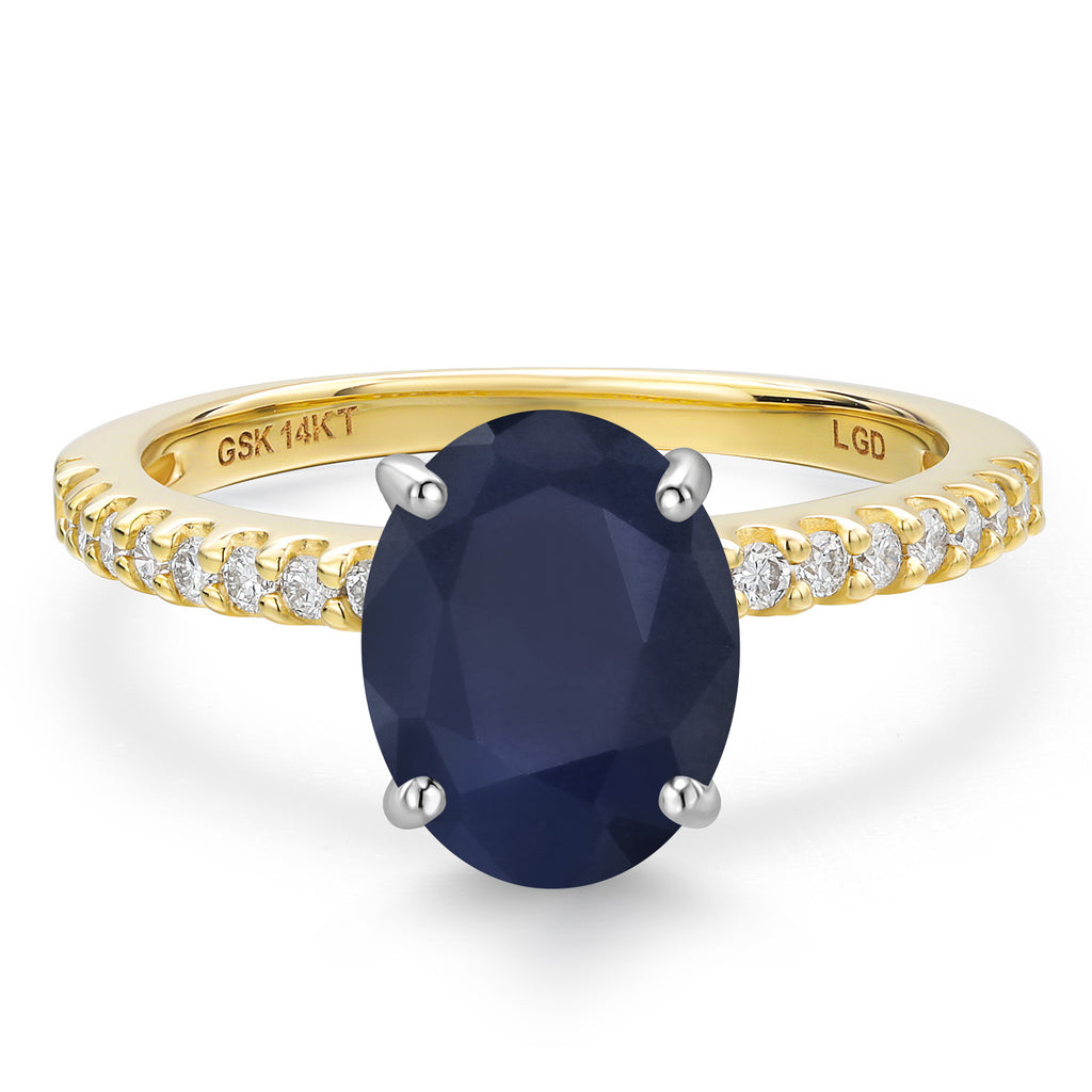 Ring in 14K Two Tone Gold
