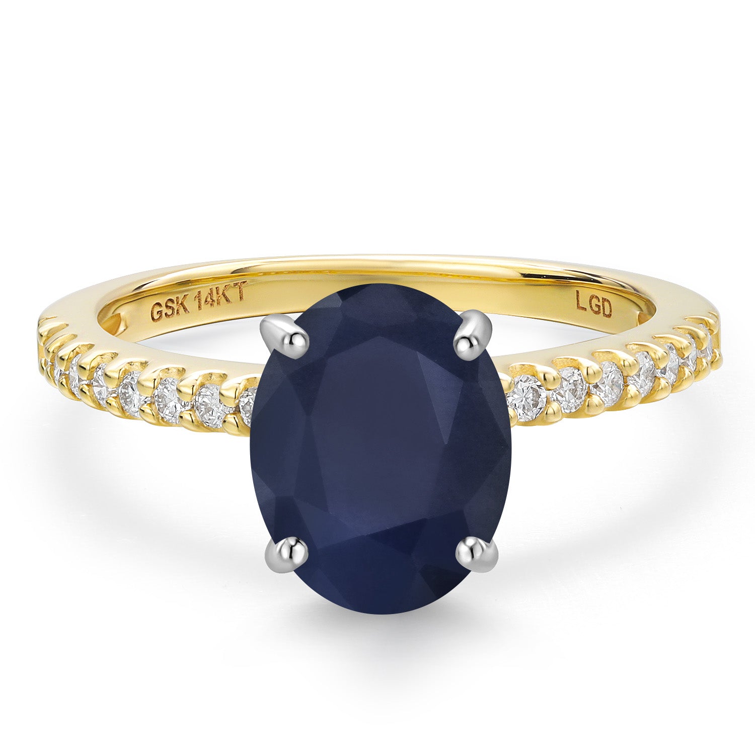 Ring in 14K Two Tone Gold