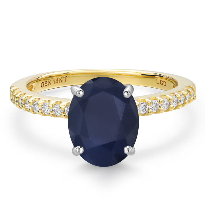 Ring in 14K Two Tone Gold