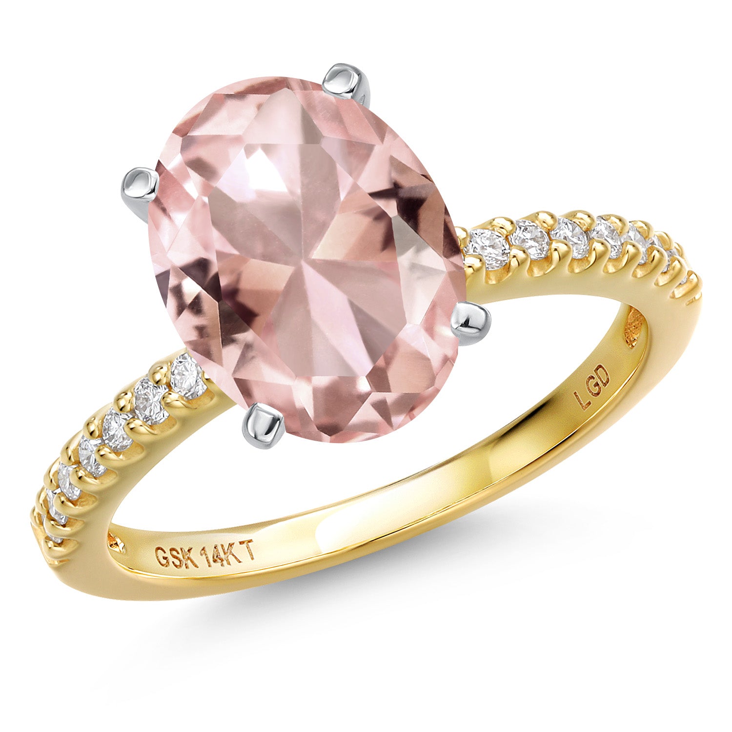 Ring in 14K Two Tone Gold