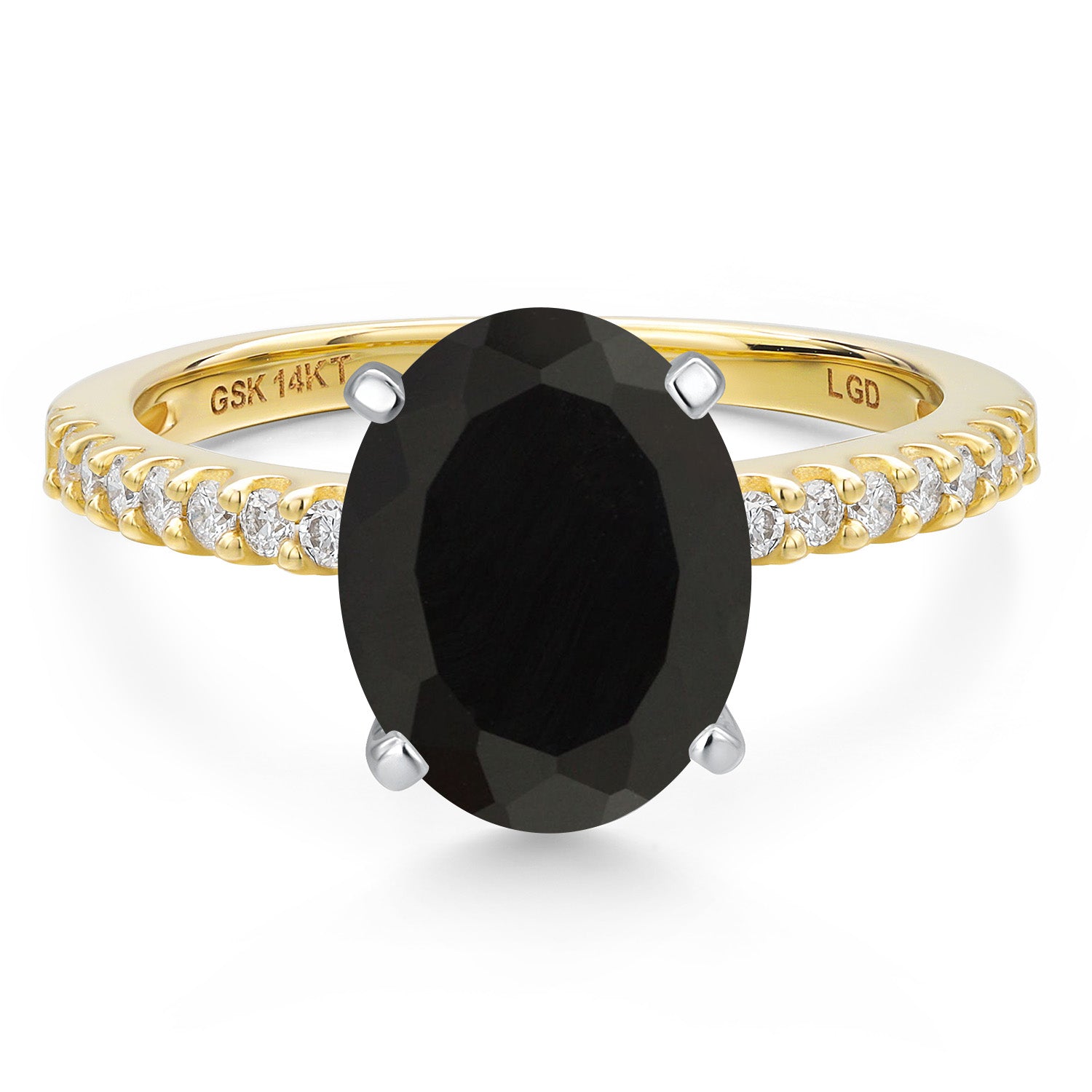 Ring in 14K Two Tone Gold