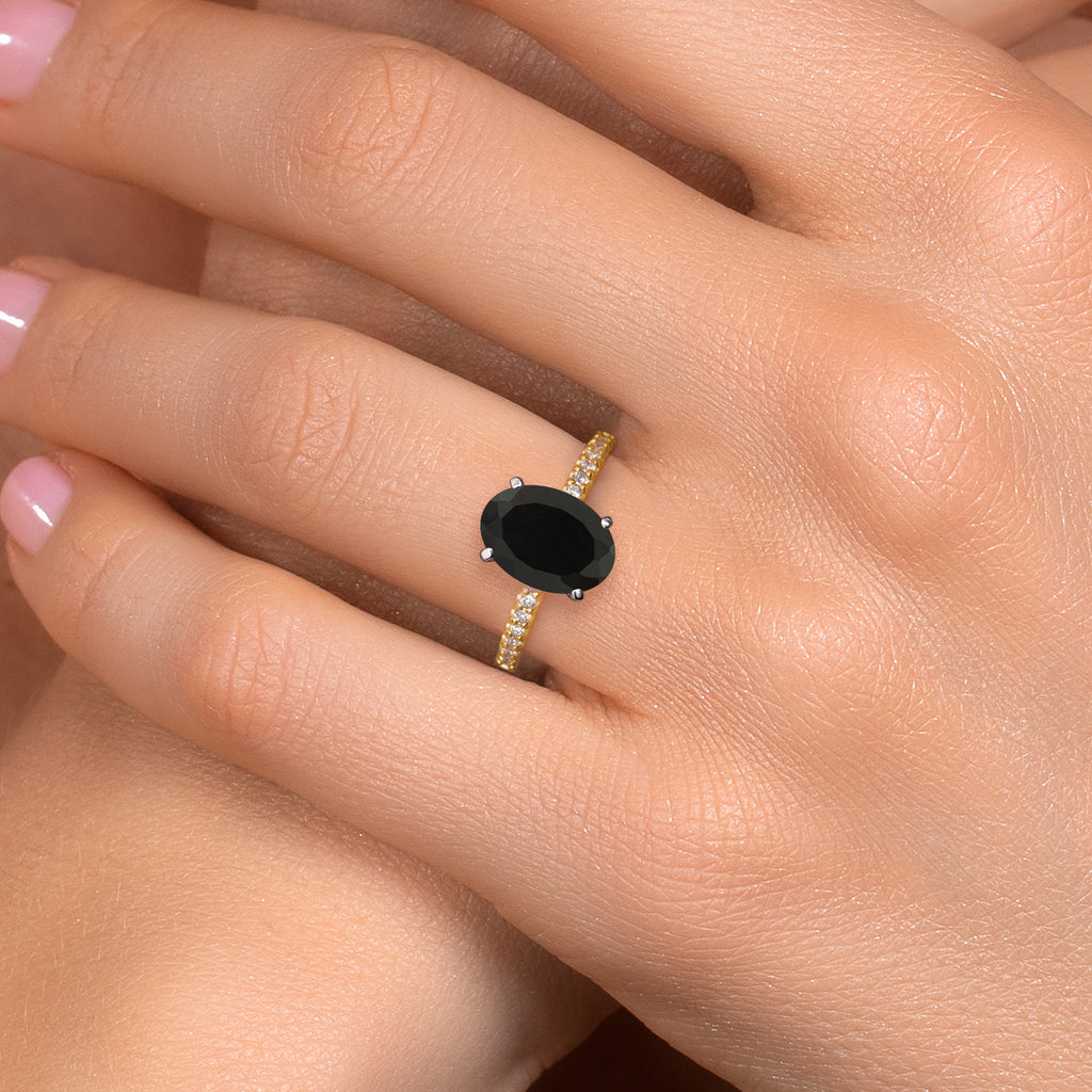 Ring in 14K Two Tone Gold