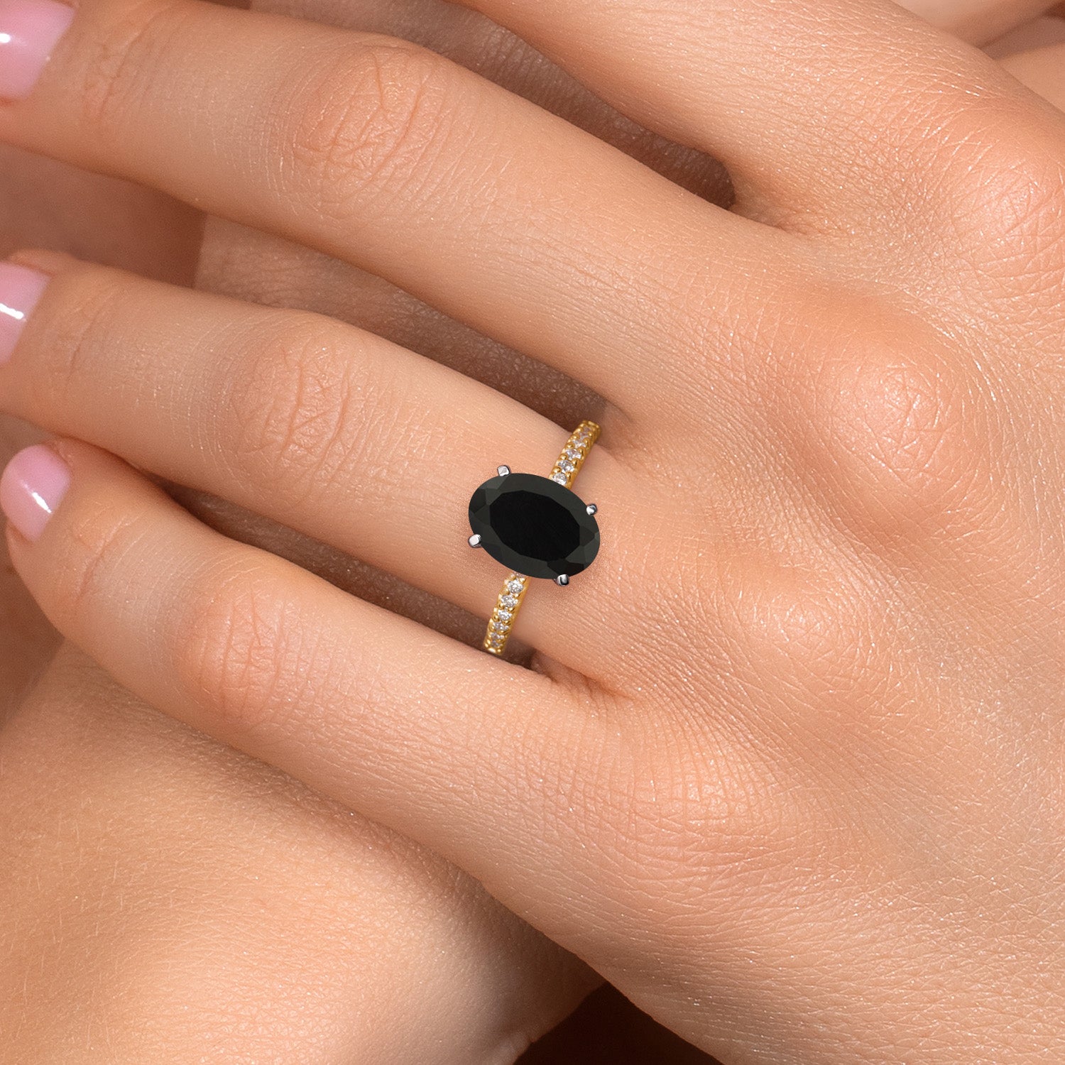 Ring in 14K Two Tone Gold