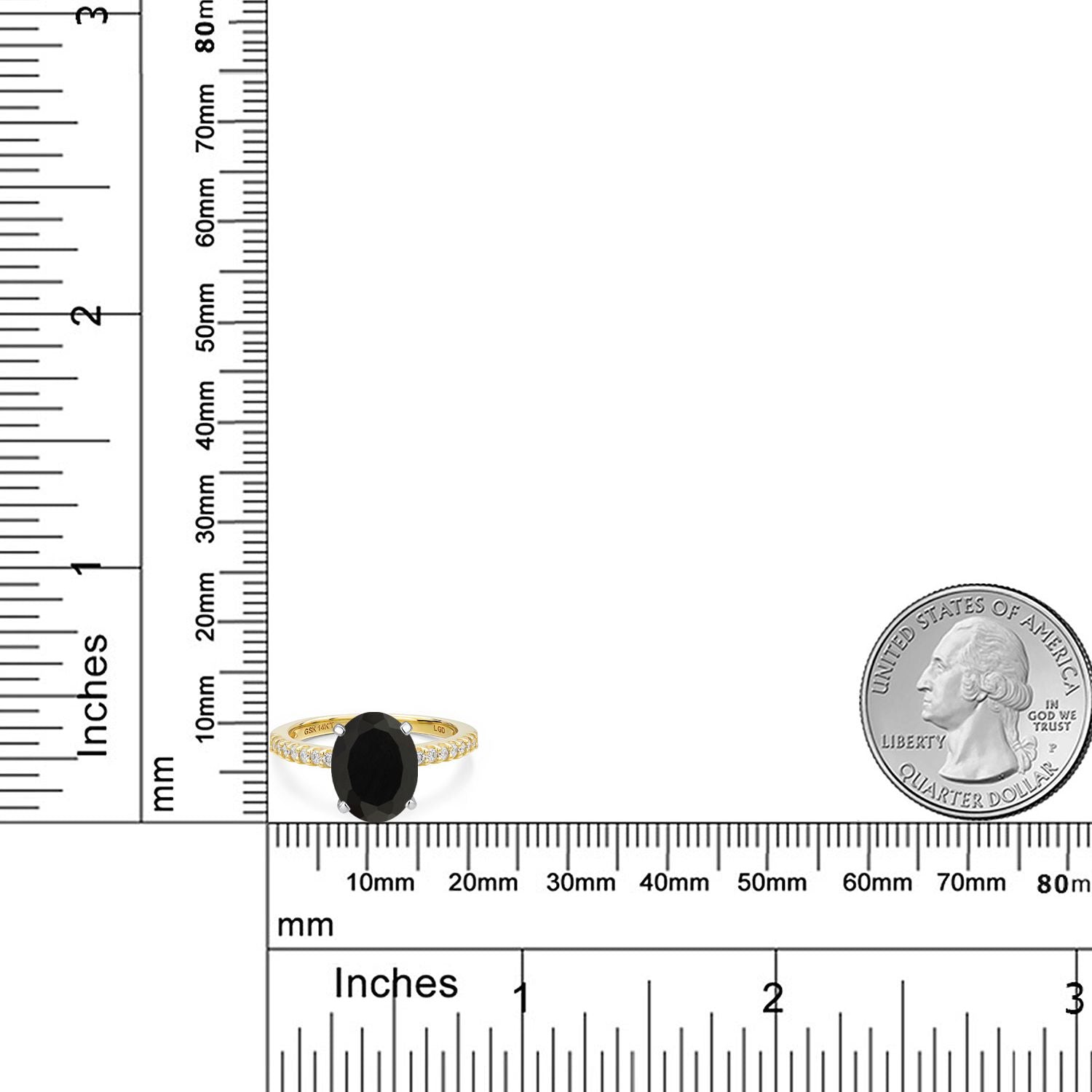 Ring in 14K Two Tone Gold