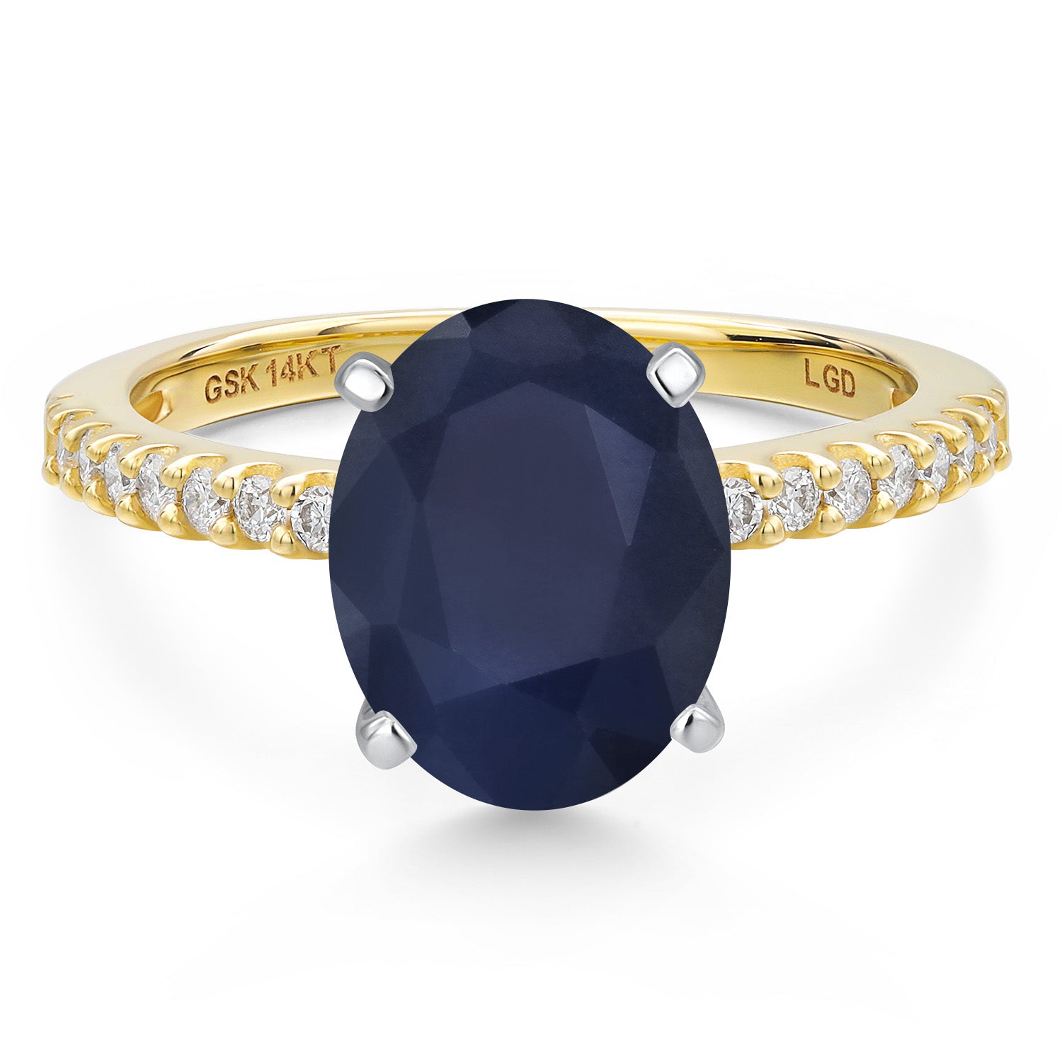 Ring in 14K Two Tone Gold