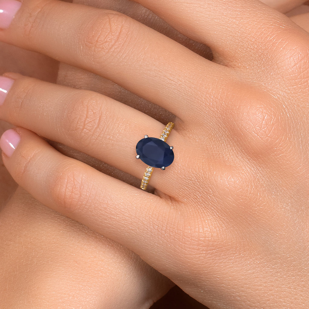 Ring in 14K Two Tone Gold