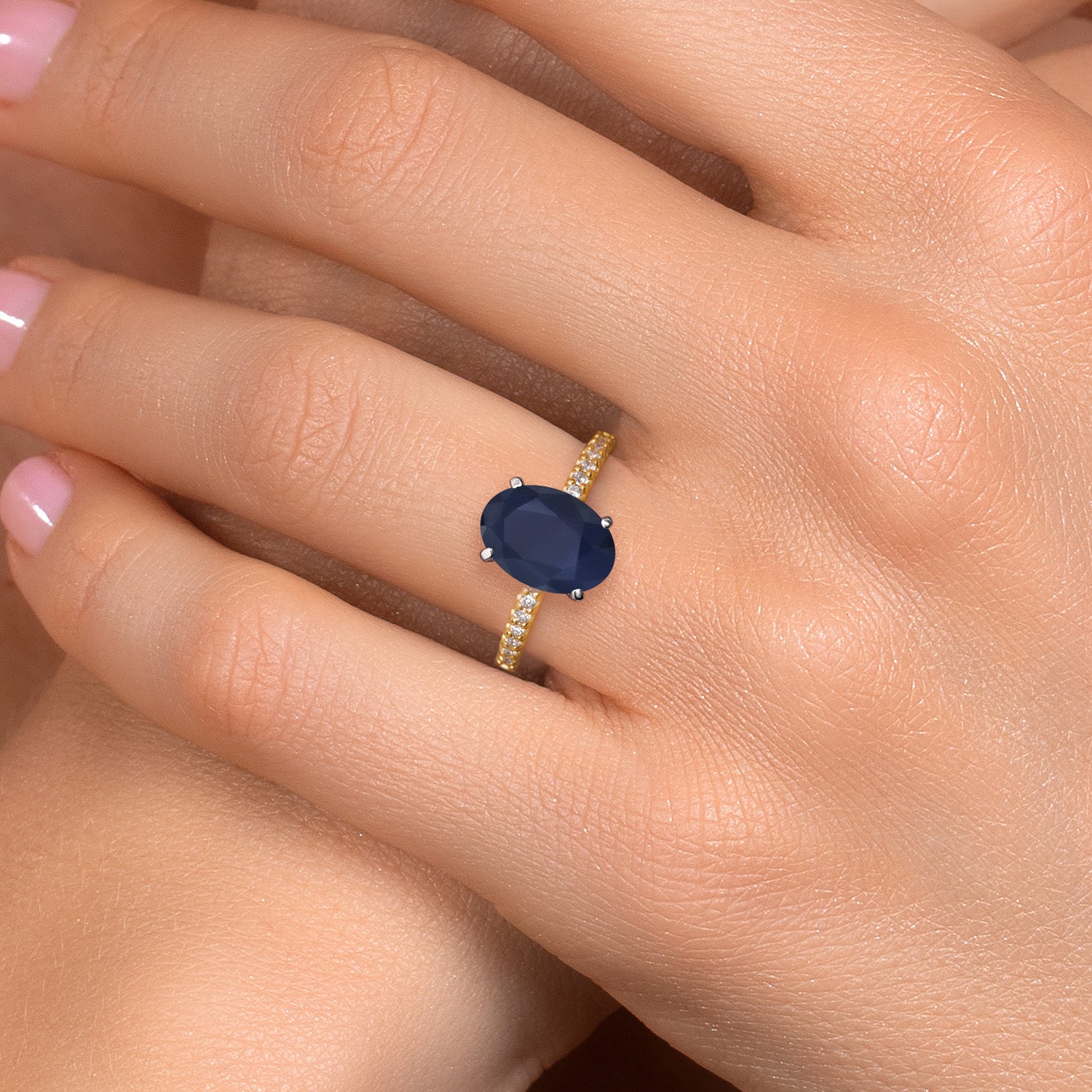 Ring in 14K Two Tone Gold