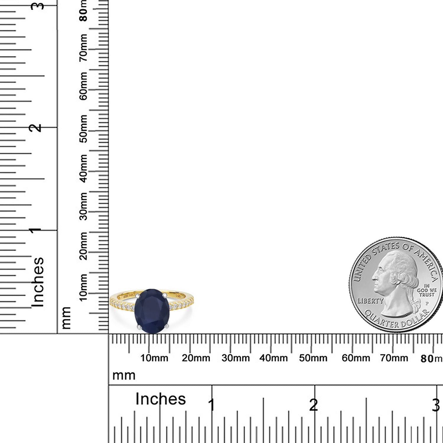 Ring in 14K Two Tone Gold