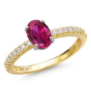 Ring in 14K Two Tone Gold