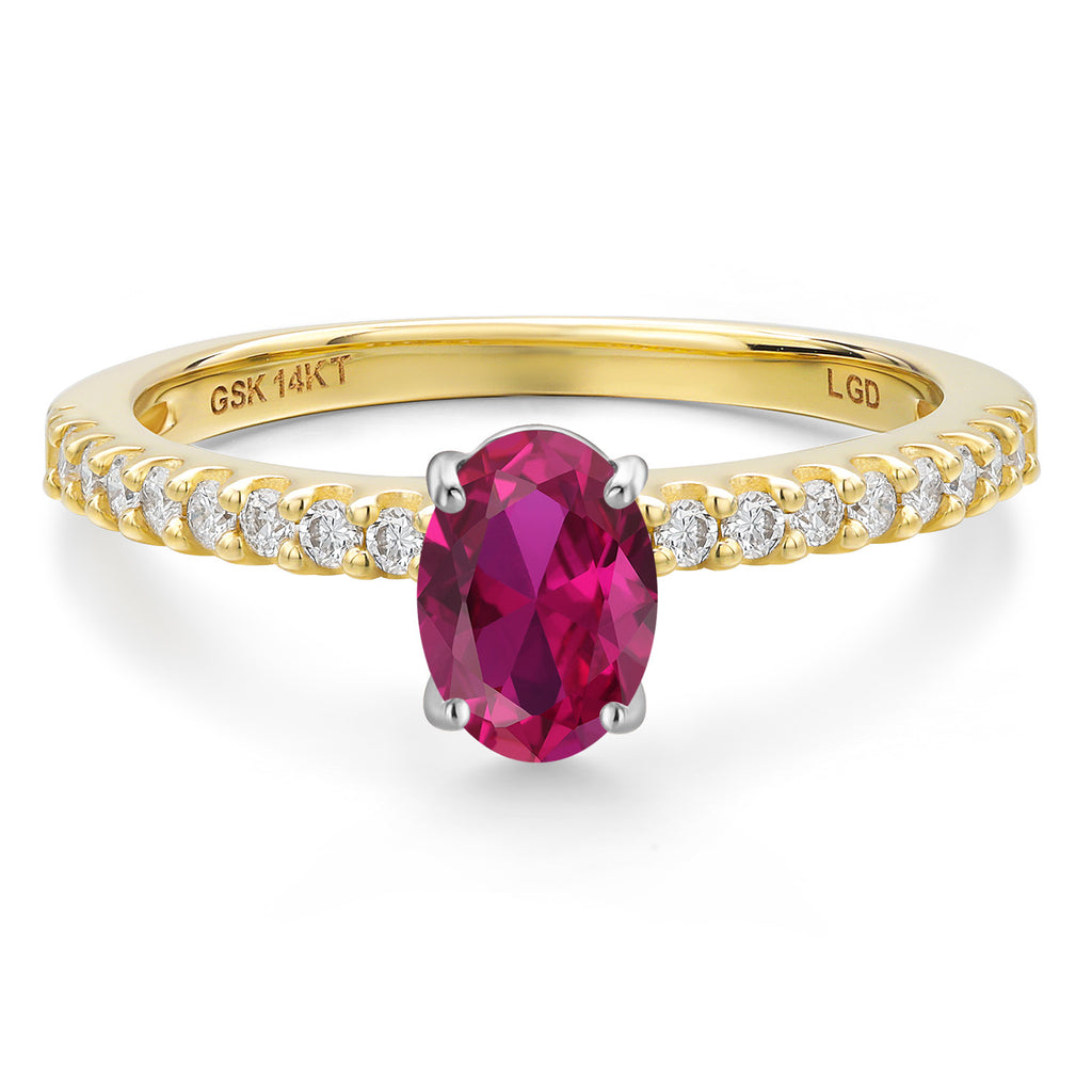 Ring in 14K Two Tone Gold