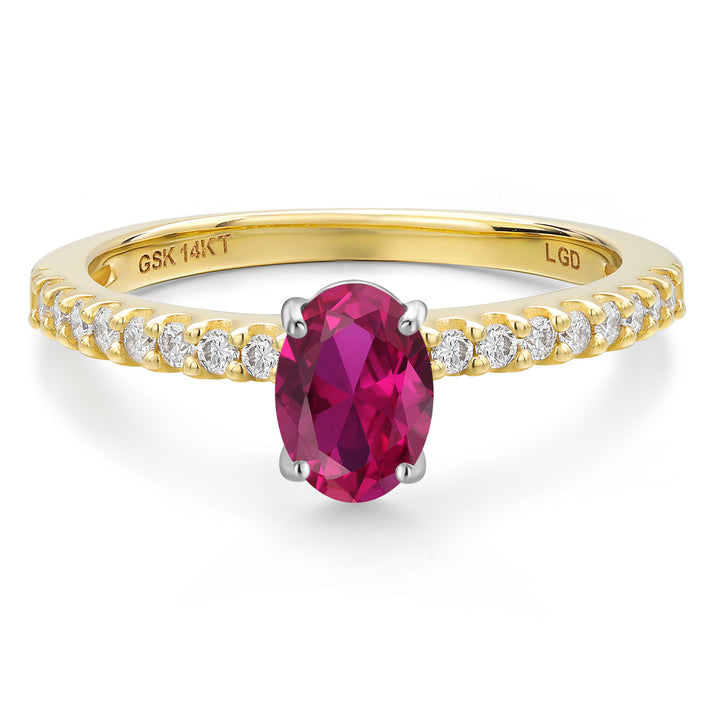 Ring in 14K Two Tone Gold
