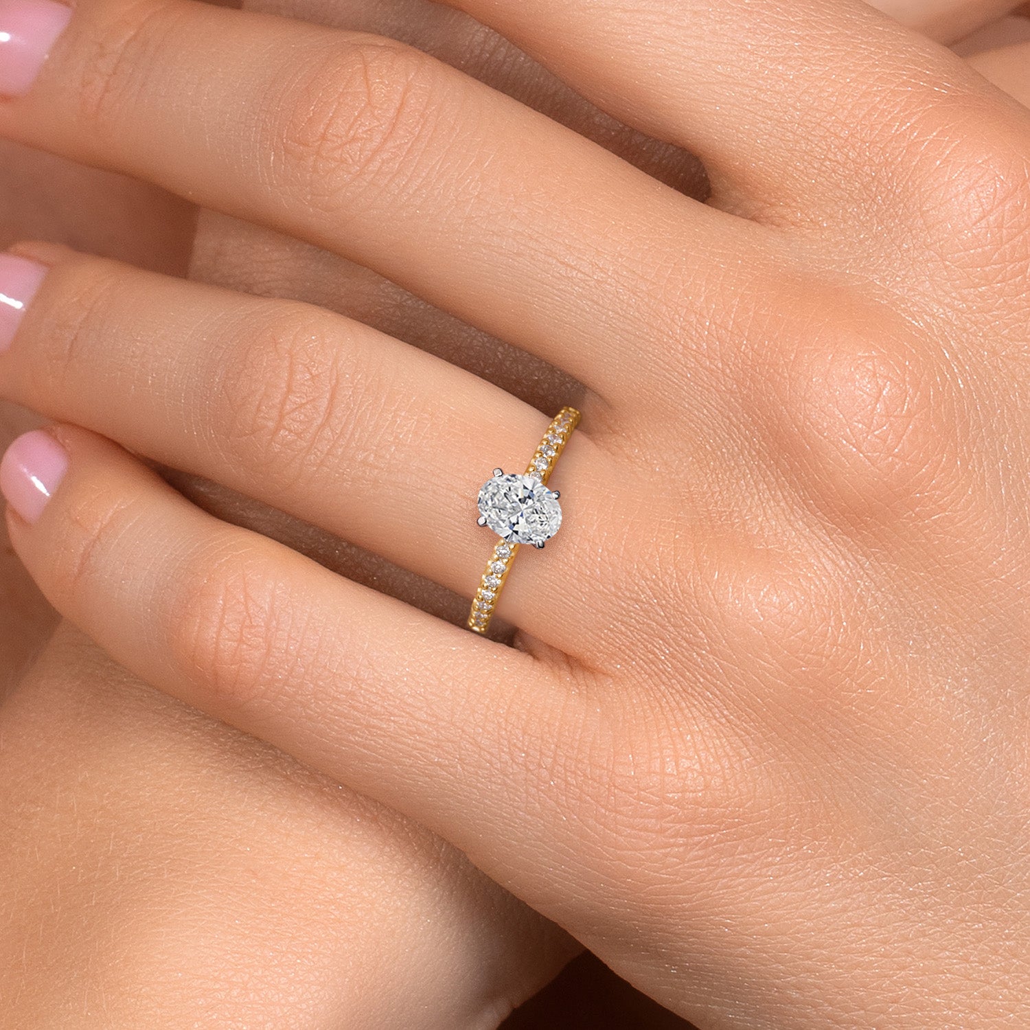 Ring in 14K Two Tone Gold